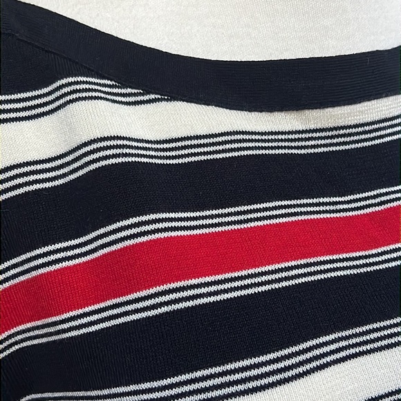 TALBOTS TRICOLOR BLOCK STRIPE SWEATER - Picture 6 of 11